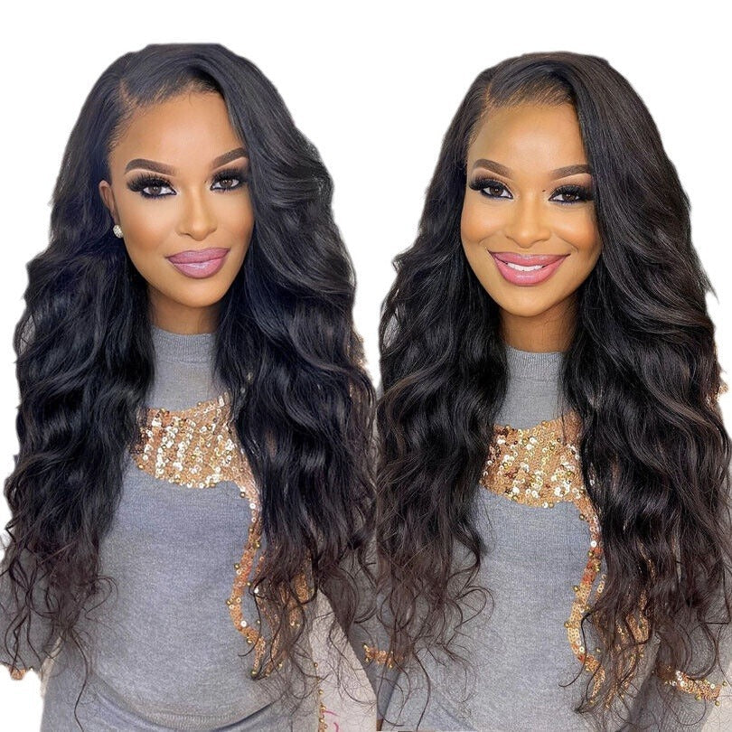 Women's Long Curly Hair Big Wave Wigs Full-head