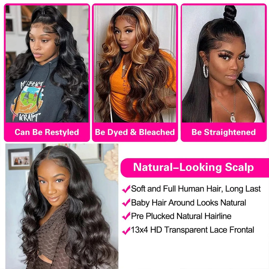 Body Wave Lace Front Human Hair Wigs